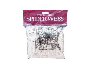 Halloween-spinnenweb, wit, 100g