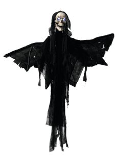 Halloween figuur Engel, geanimeerd 165cm