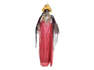 Halloween decoratie piraat met licht en geluid 170 cm