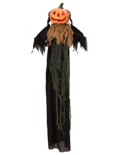 Halloween decoratie Pompoenkop, geanimeerd 115 cm