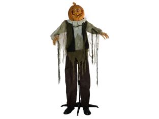 Halloween-figuur Pumpkin Man 170 cm licht geluid beweging
