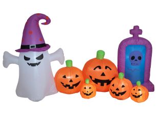 Europalms Zelfopblazend Halloween-tafereel 244cm