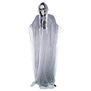 Halloween decoratie skelet geest 220cm licht en geluid
