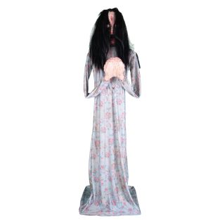 Halloween decoratie hersenen etend meisje Beatrice met licht geluid en beweging