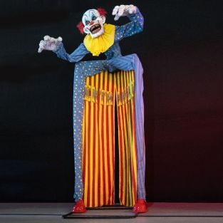 Halloween decoratie Clown decoratie ingang 290cm Reuzengriezel voor Halloween Entree
