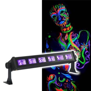 AudioClub LED-UVBAR6 UV LED Wash blacklight 6x 3W