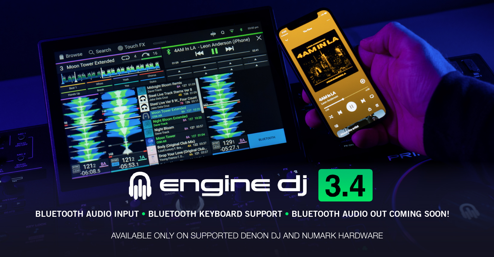 Revolutionaire Software Update  3.4 voor Engine DJ controller